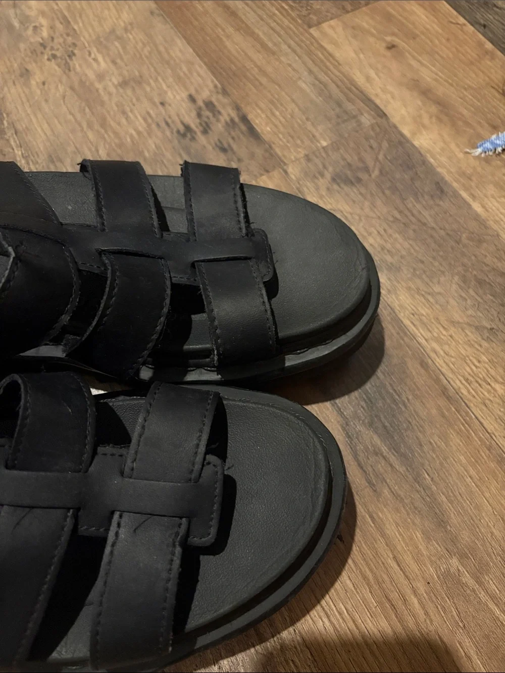 Dr Marten’s Black Strappy  Sandals